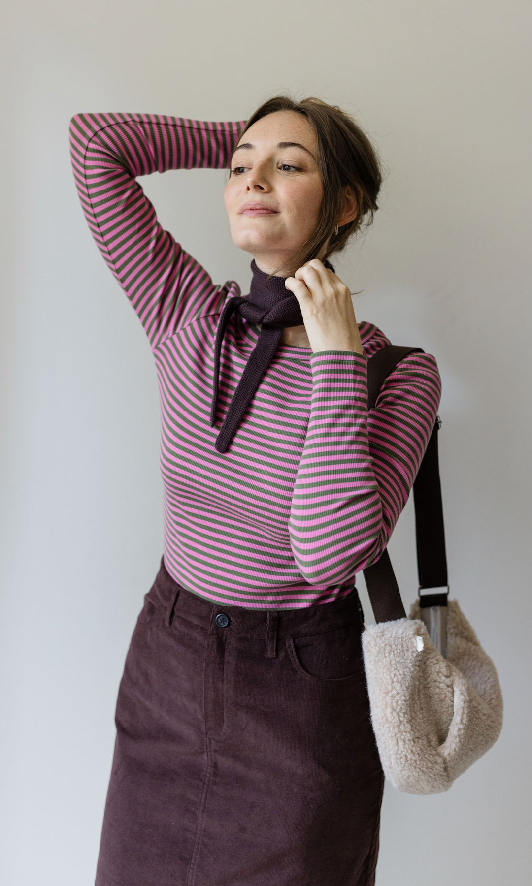 Gestreiftes Langarmshirt Zoé