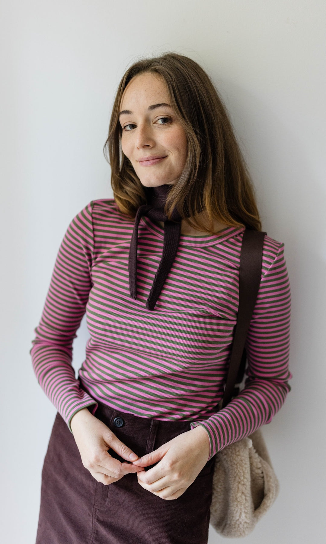 Gestreiftes Langarmshirt Zoé