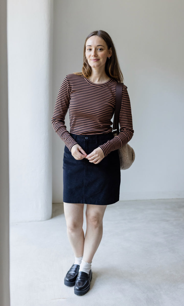 Gestreiftes Langarmshirt Zoé