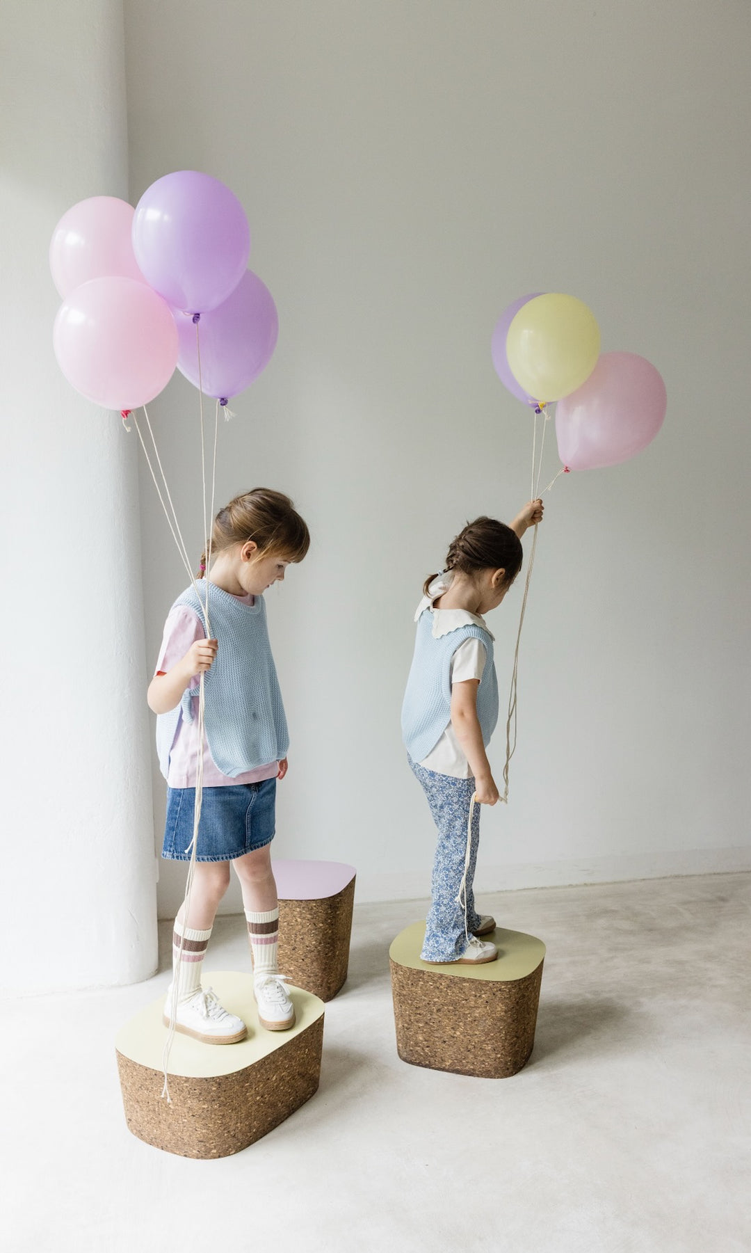 Kinder Pullunder Hellblau - abricot coco