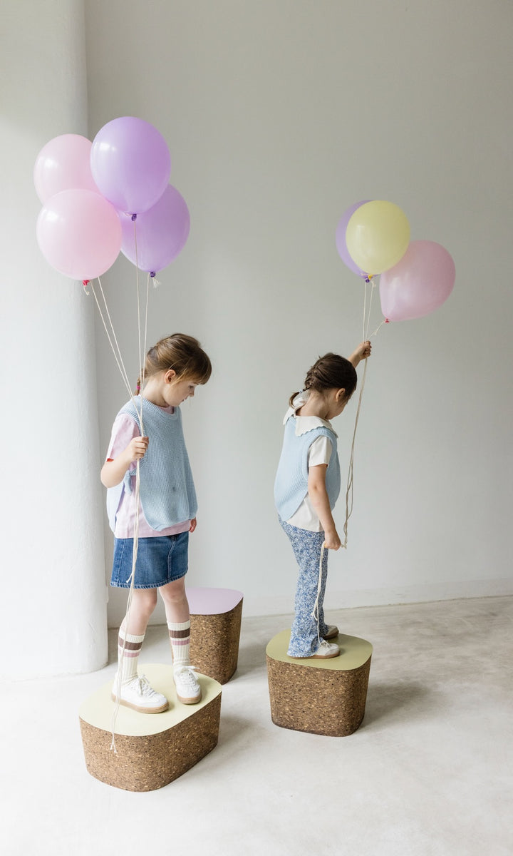 Kinder Pullunder Hellblau - abricot coco