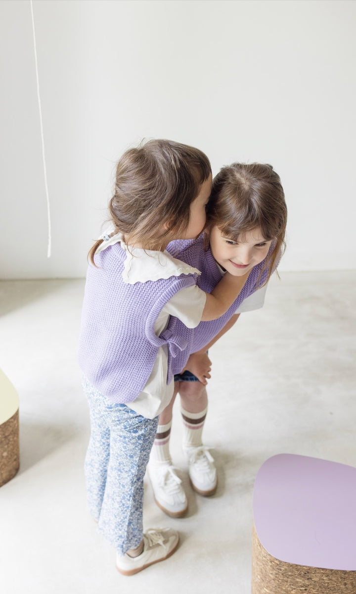 Kinder Pullunder Flieder