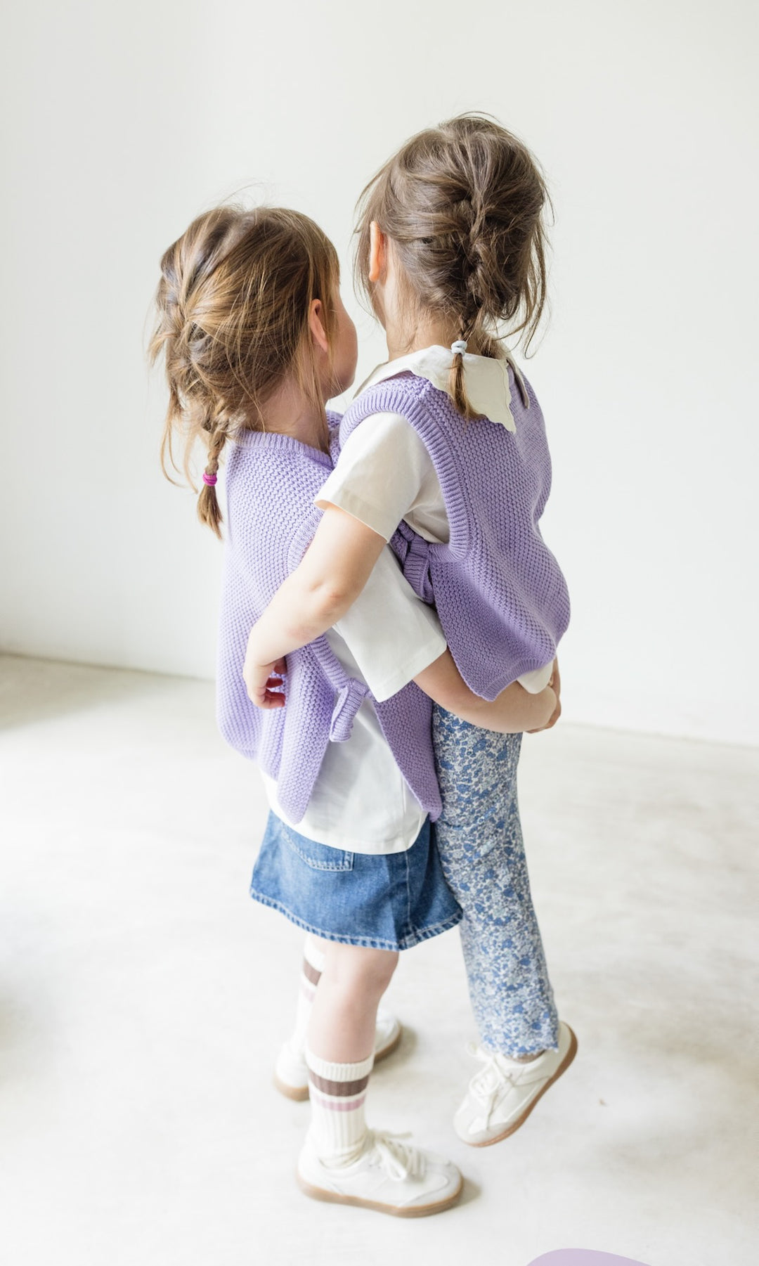 Kinder Pullunder Flieder