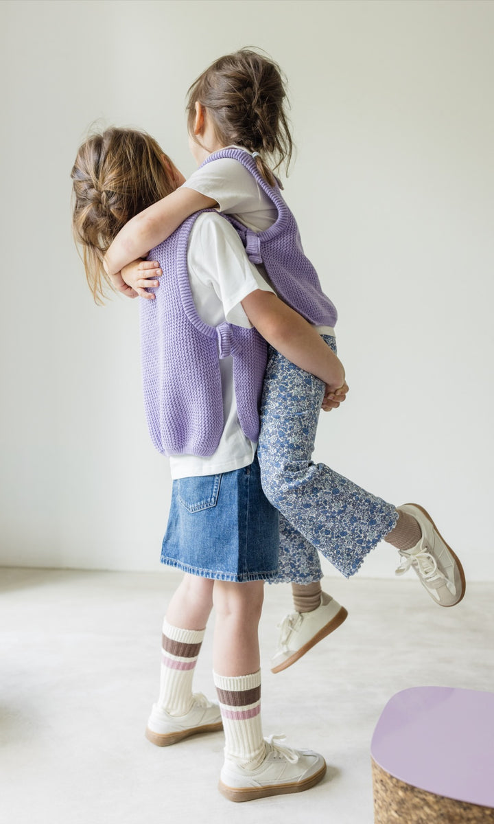 Kinder Pullunder Flieder