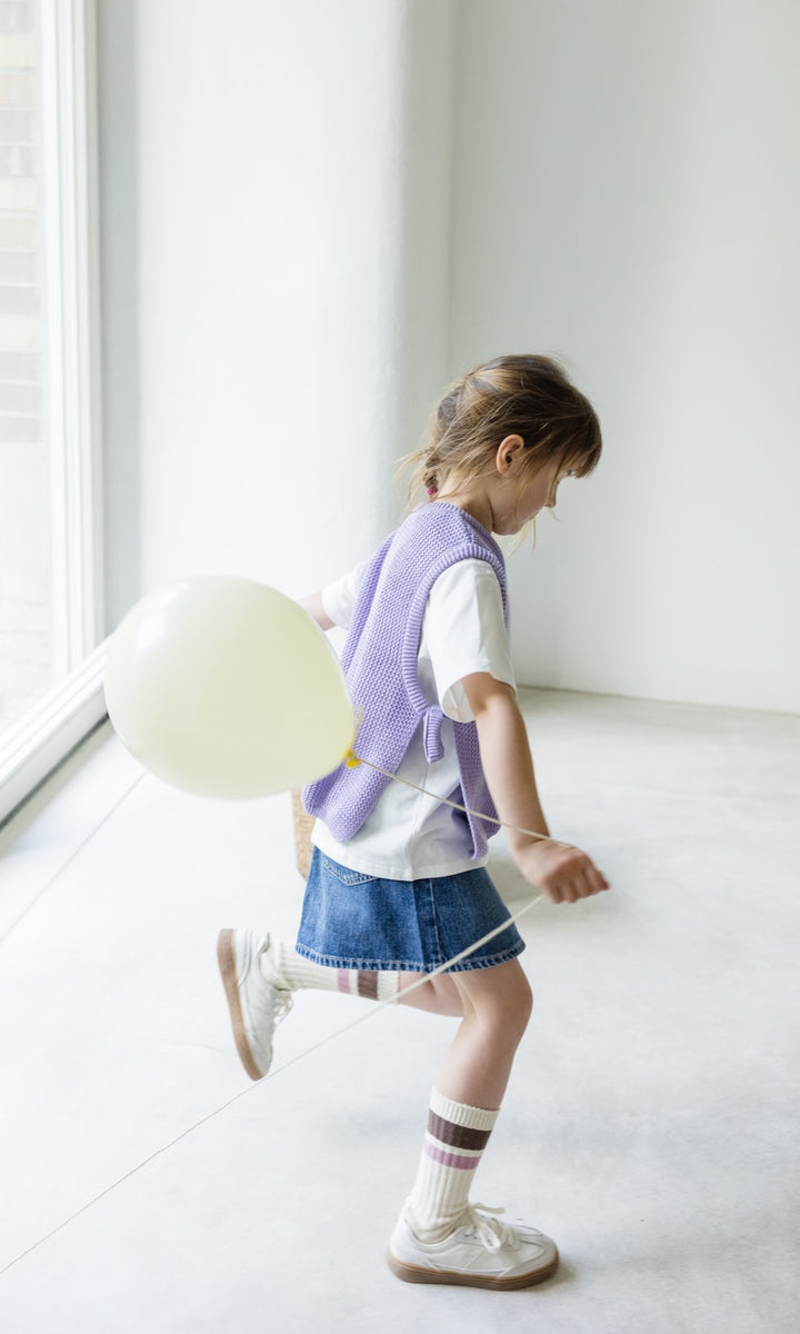 Kinder Pullunder Flieder