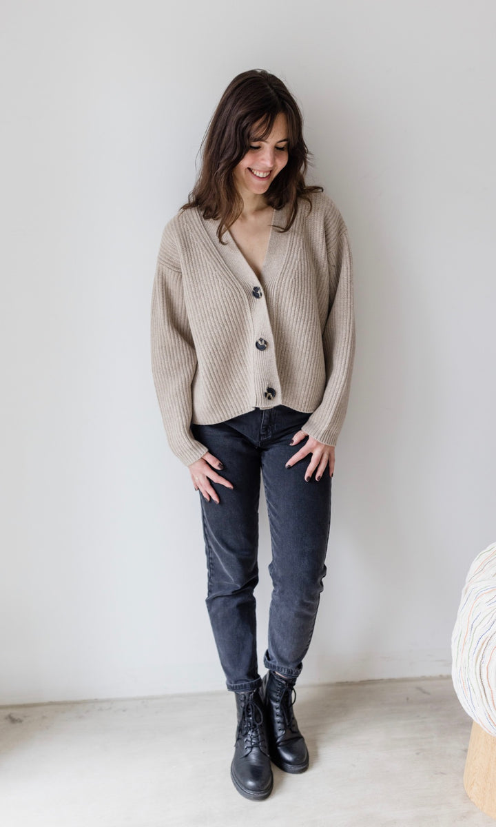 Cardigan (Merinowolle-Kaschmir)