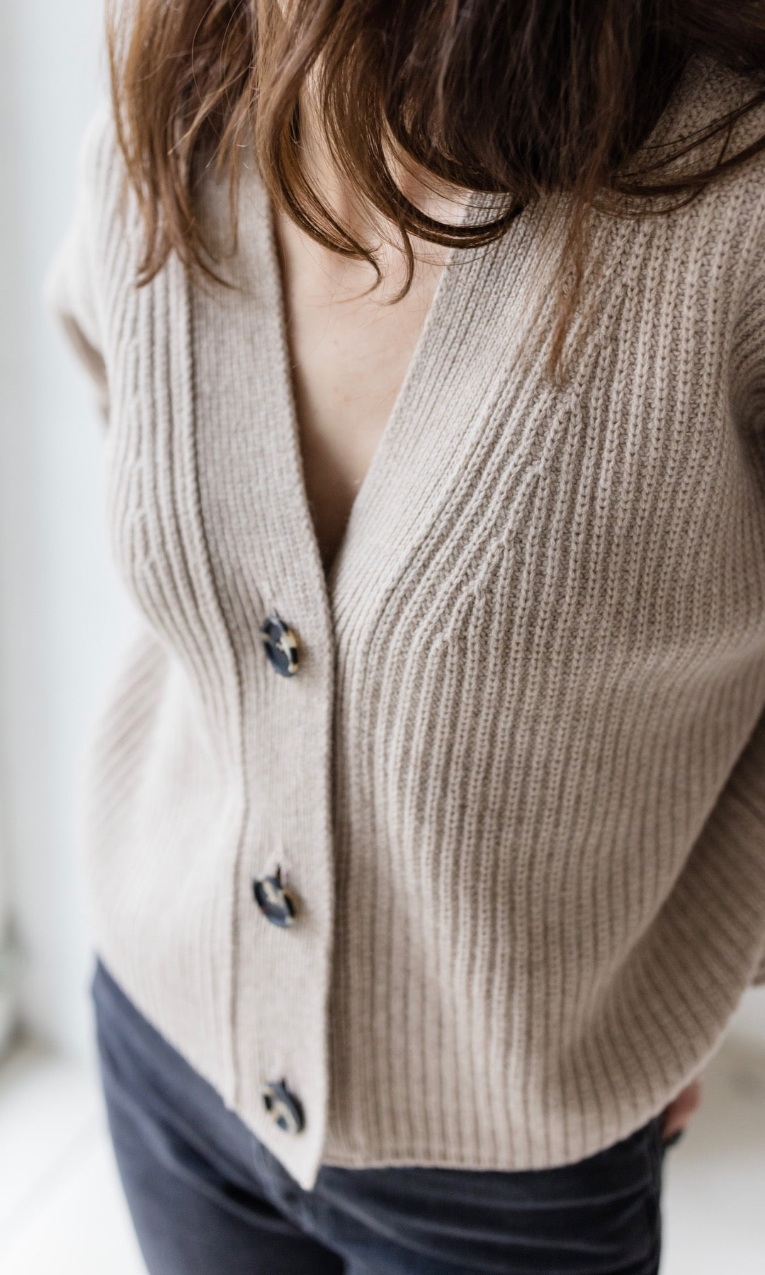 Cardigan (Merinowolle-Kaschmir)