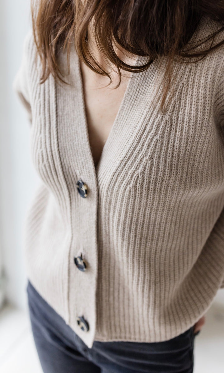 Cardigan (Merinowolle-Kaschmir)