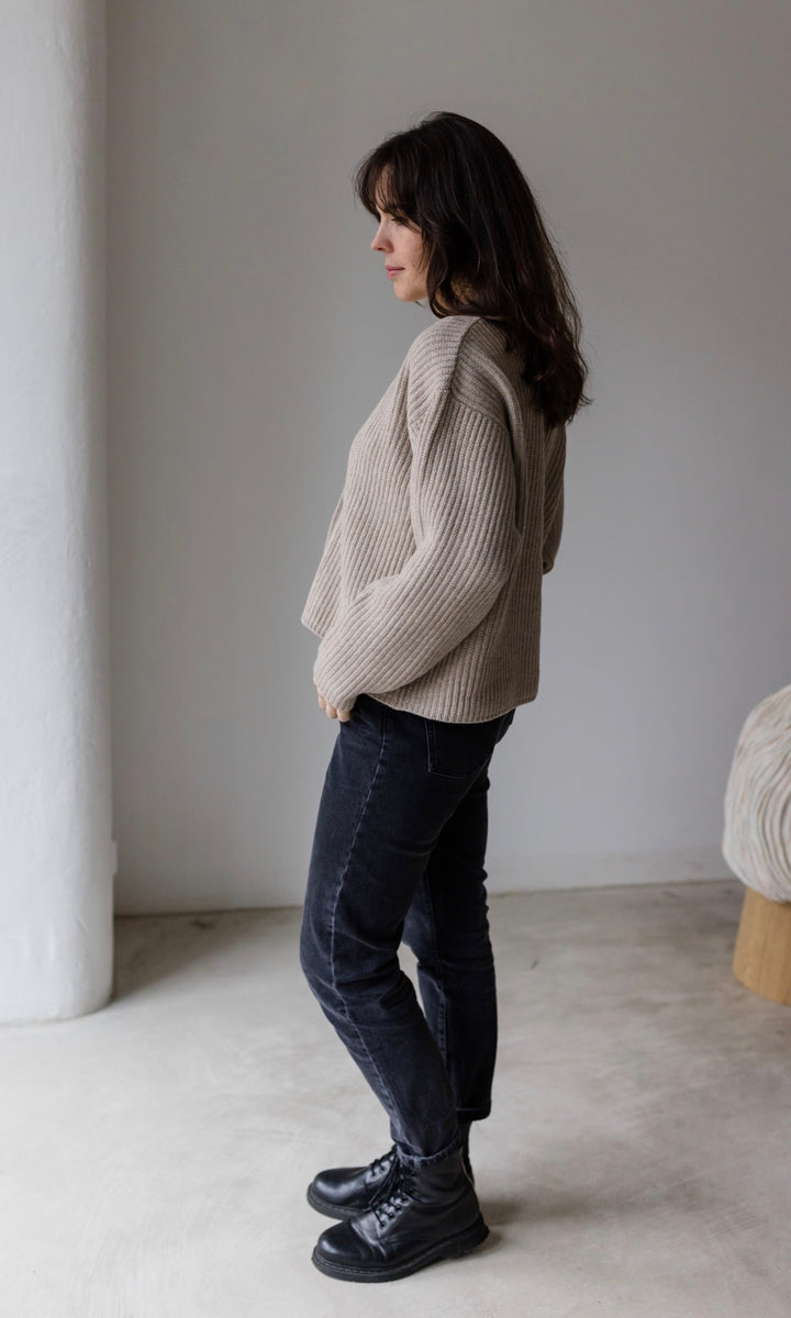 Cardigan (Merinowolle-Kaschmir)