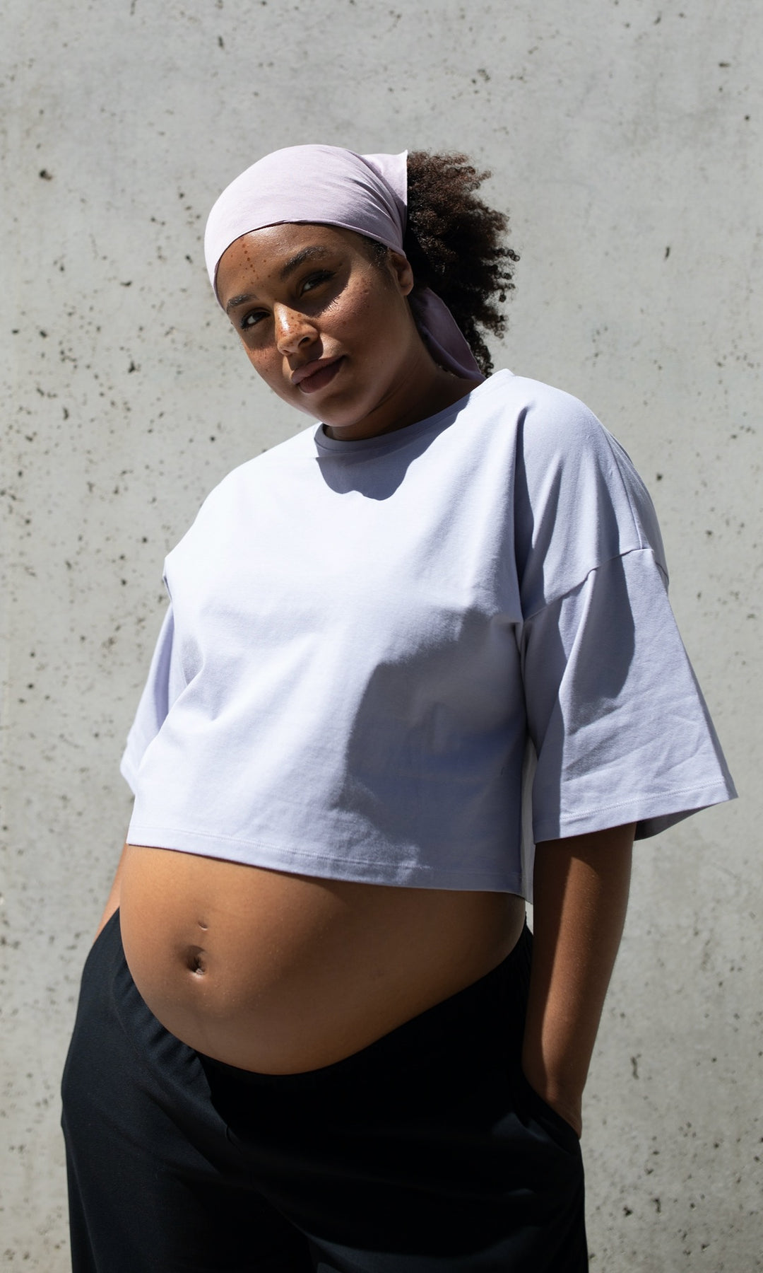 Cropped T-Shirt - abricot coco