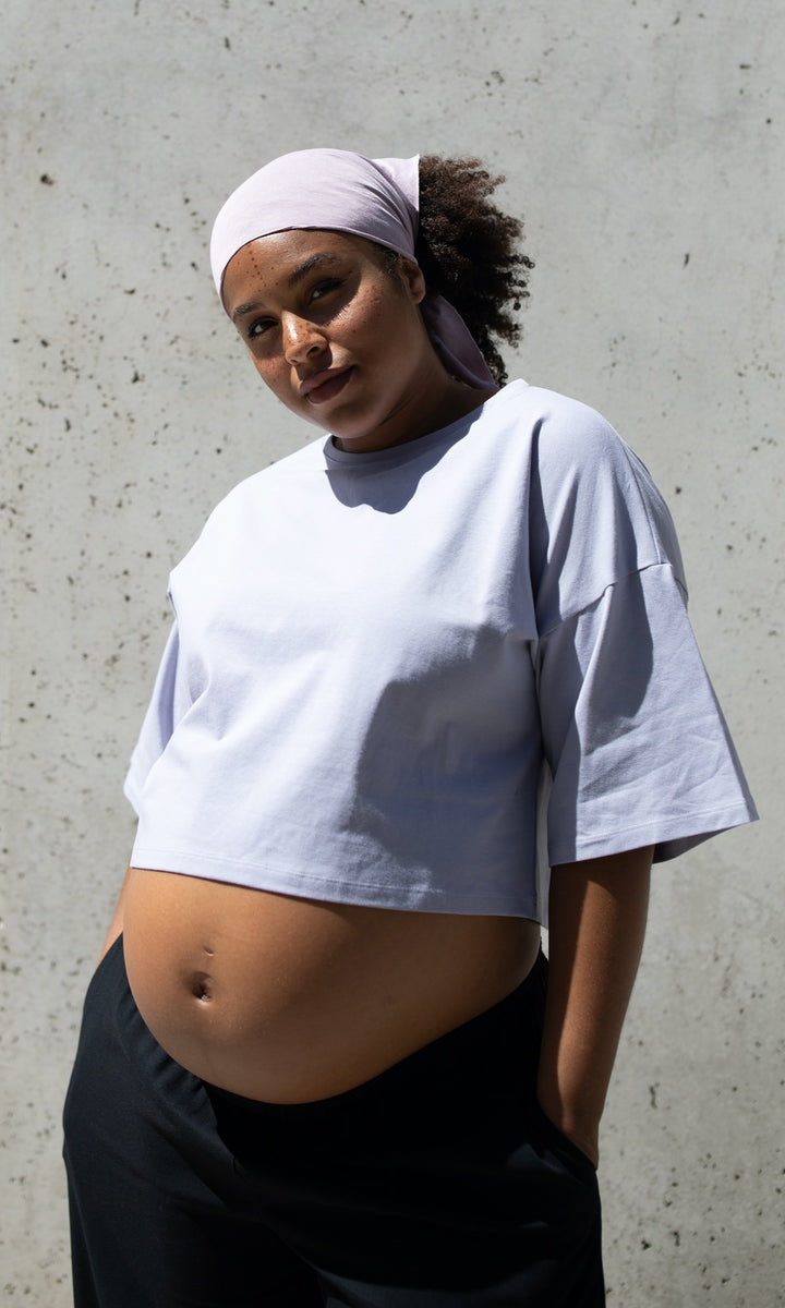 Cropped T-Shirt - abricot coco