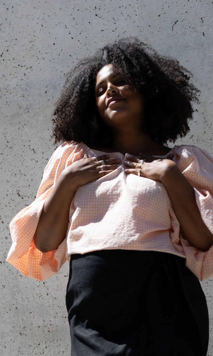 Bluse Hannah - abricot coco