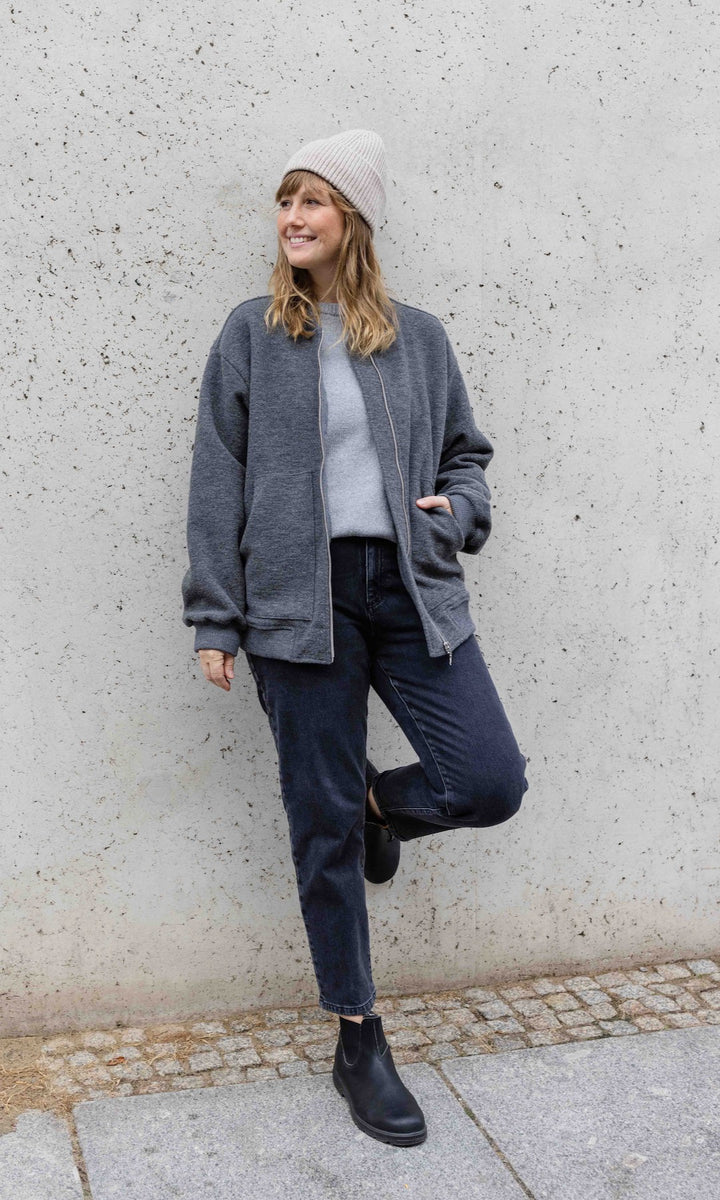 Walkjacke x ENGEL (Schurwolle) - abricot coco