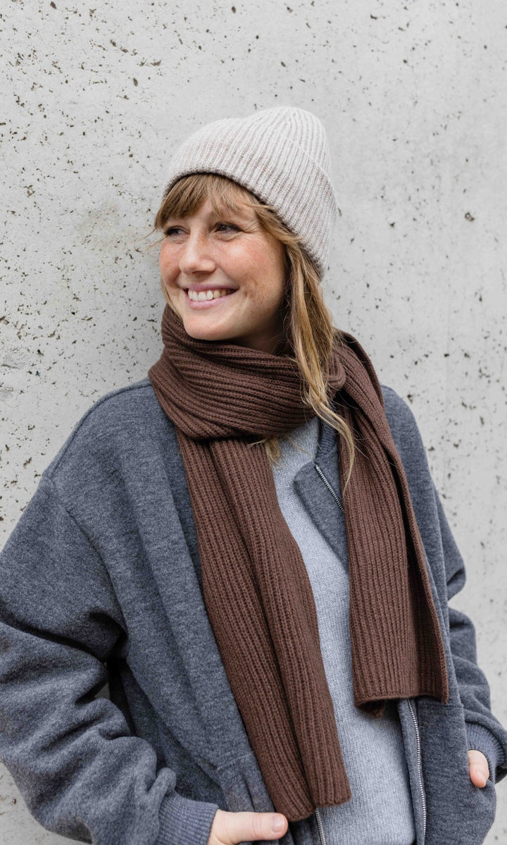 Walkjacke x ENGEL (Schurwolle) - abricot coco