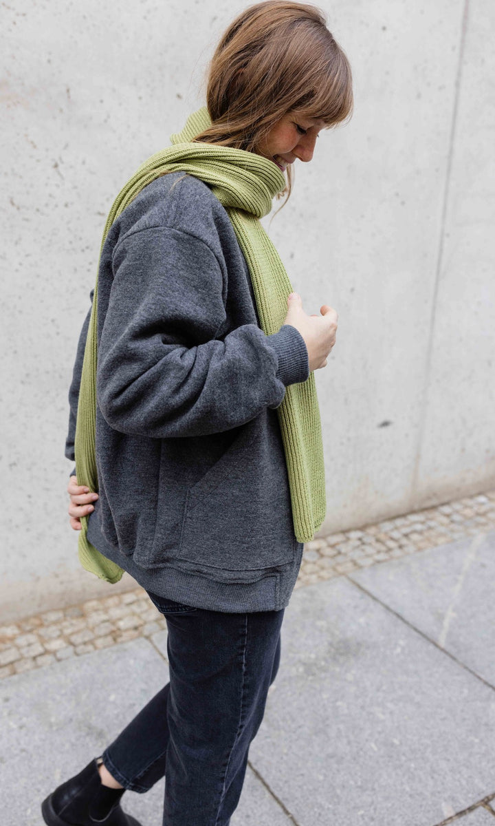 Walkjacke x ENGEL mit Babytrageeinsatz (Schurwolle)