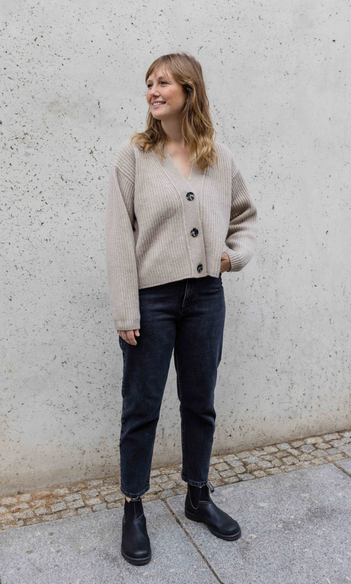 Cardigan (Merinowolle-Kaschmir)