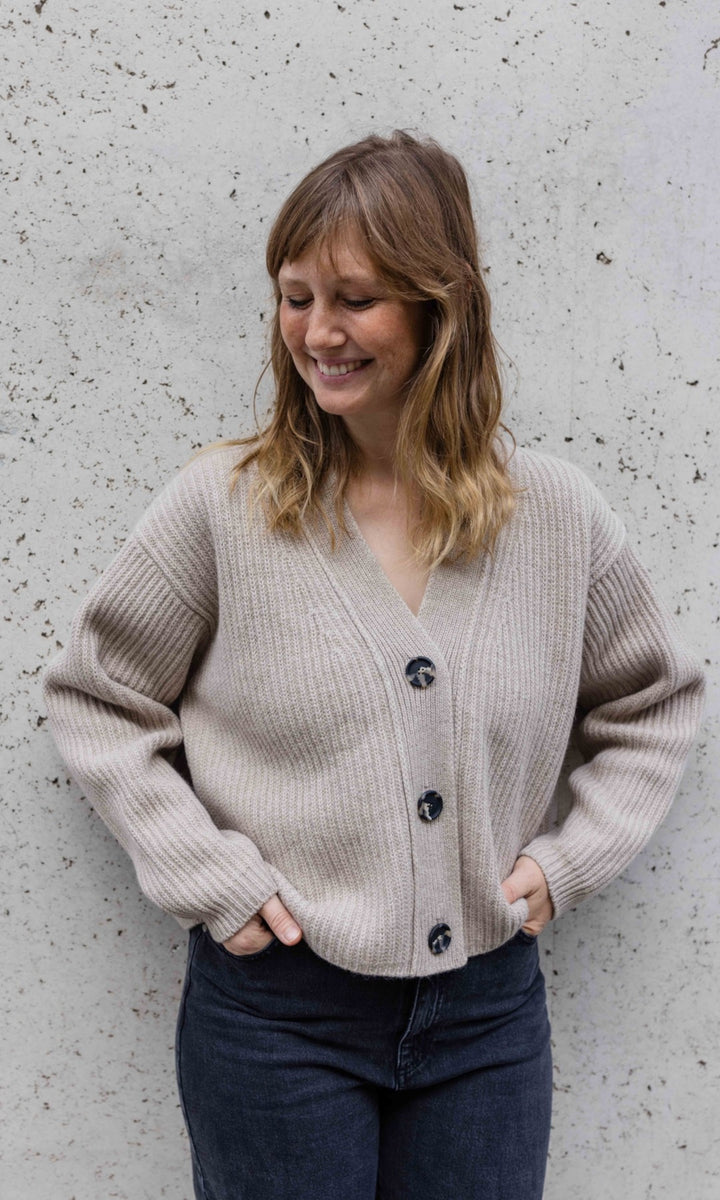 Cardigan (Merinowolle-Kaschmir)