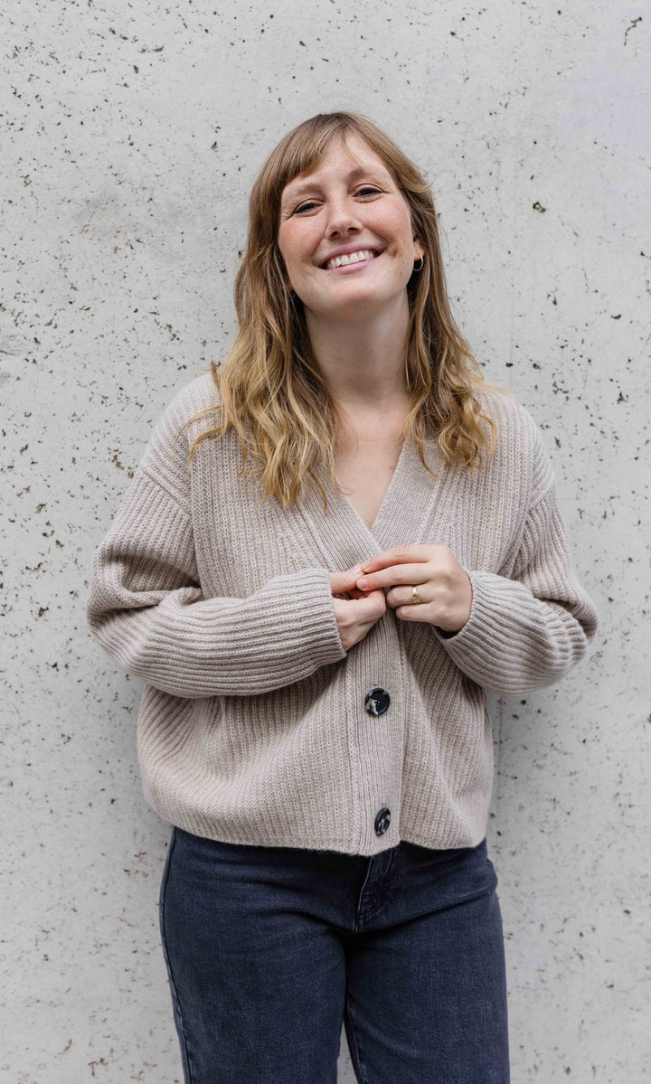 Cardigan (Merinowolle-Kaschmir)