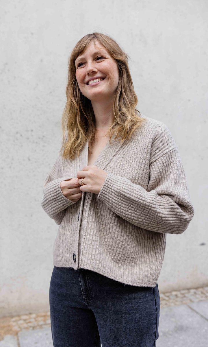 Cardigan (Merinowolle-Kaschmir)