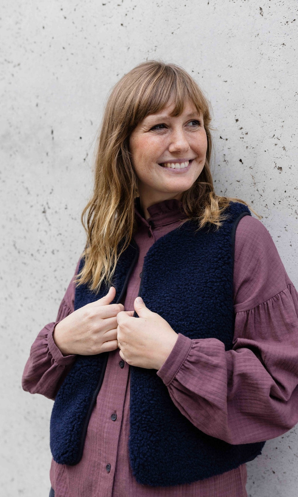 Bluse Célia - abricot coco