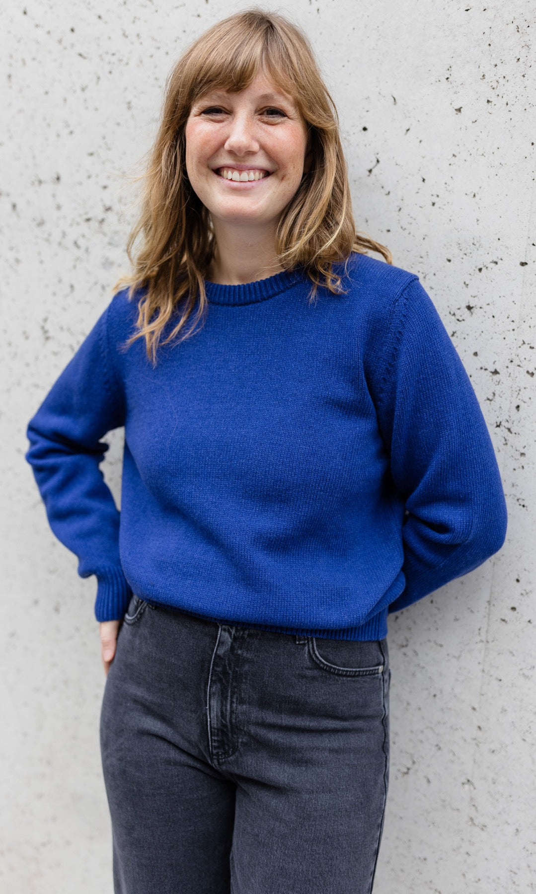 100% Kaschmir Pullover - abricot coco