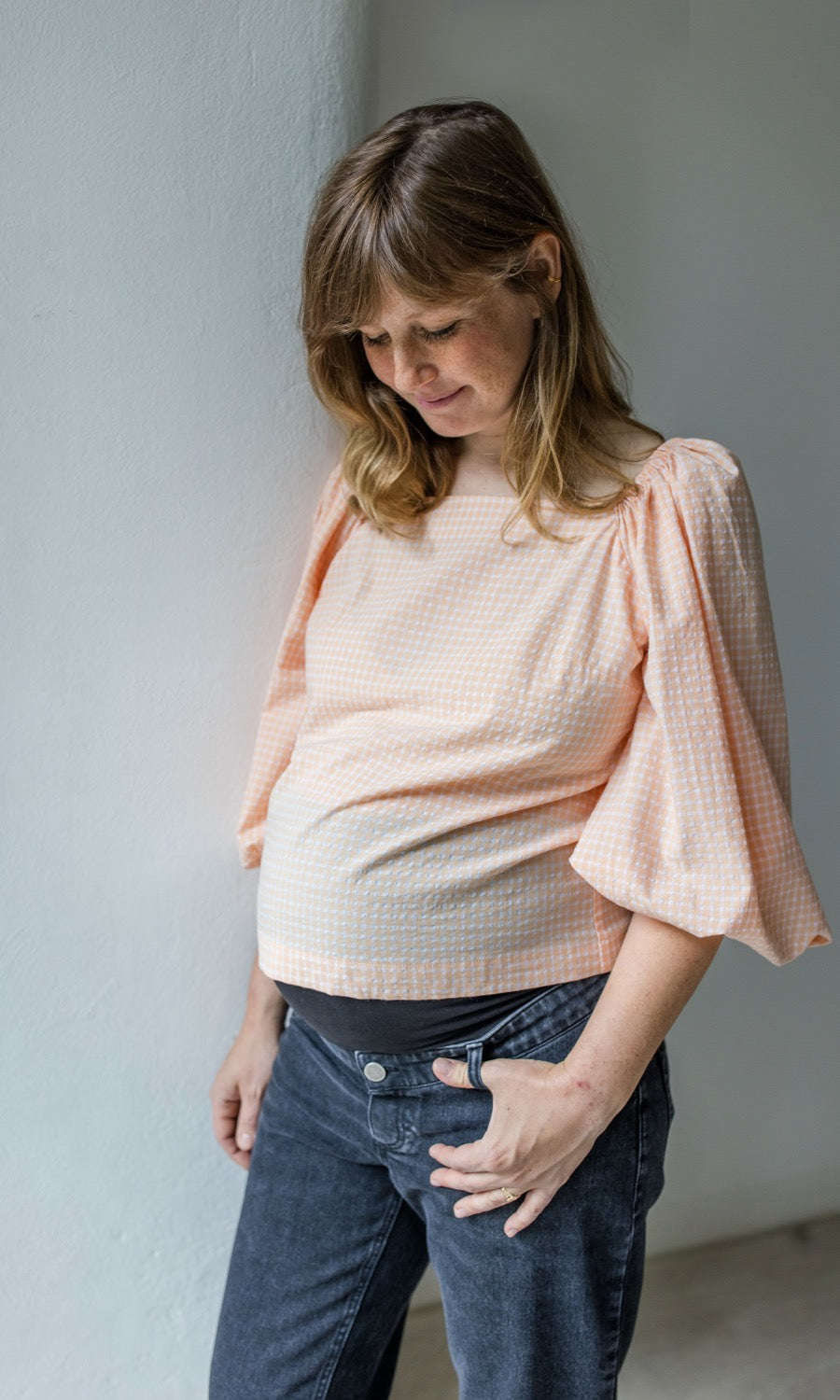 Bluse Hannah - abricot coco