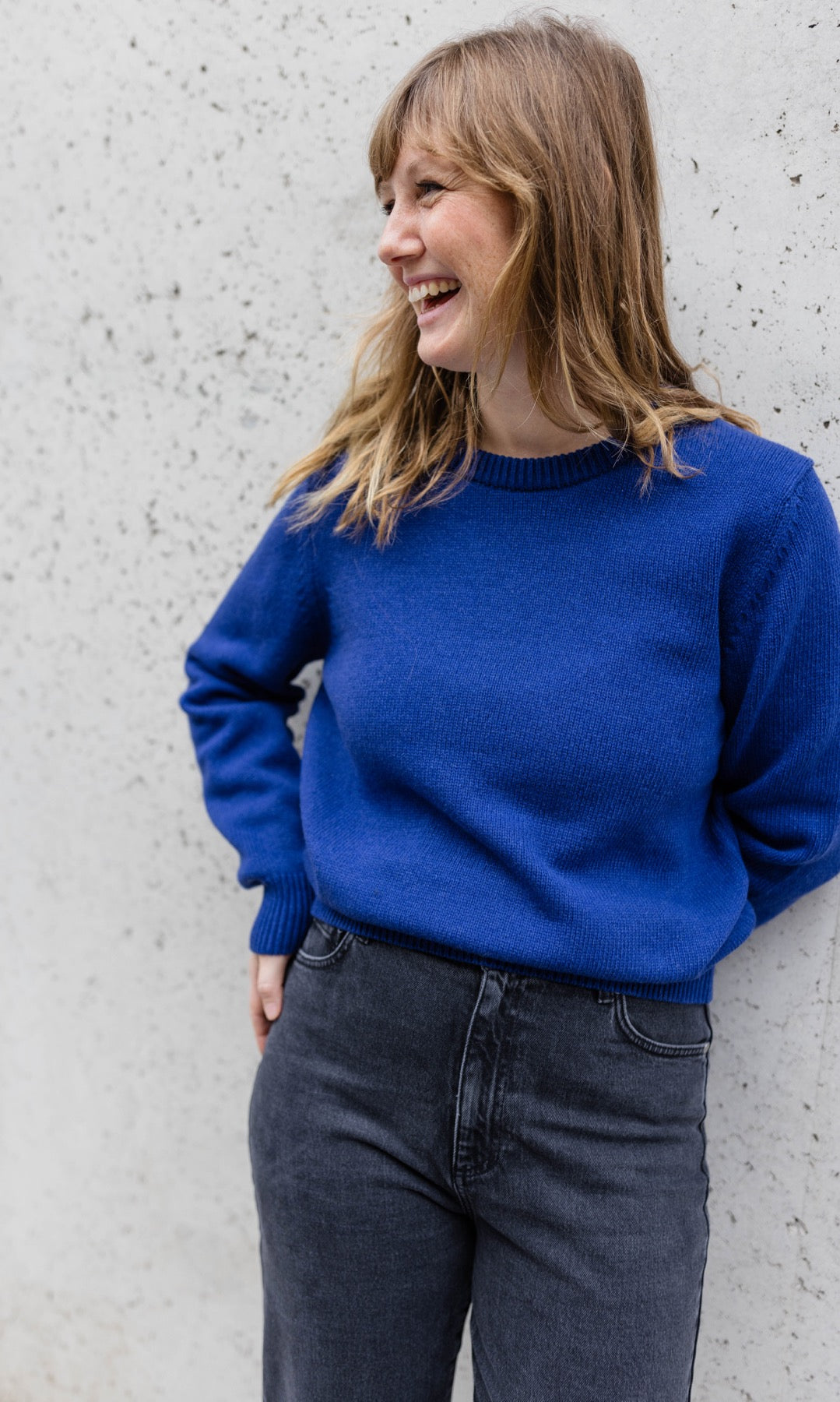 100% Kaschmir Pullover - abricot coco