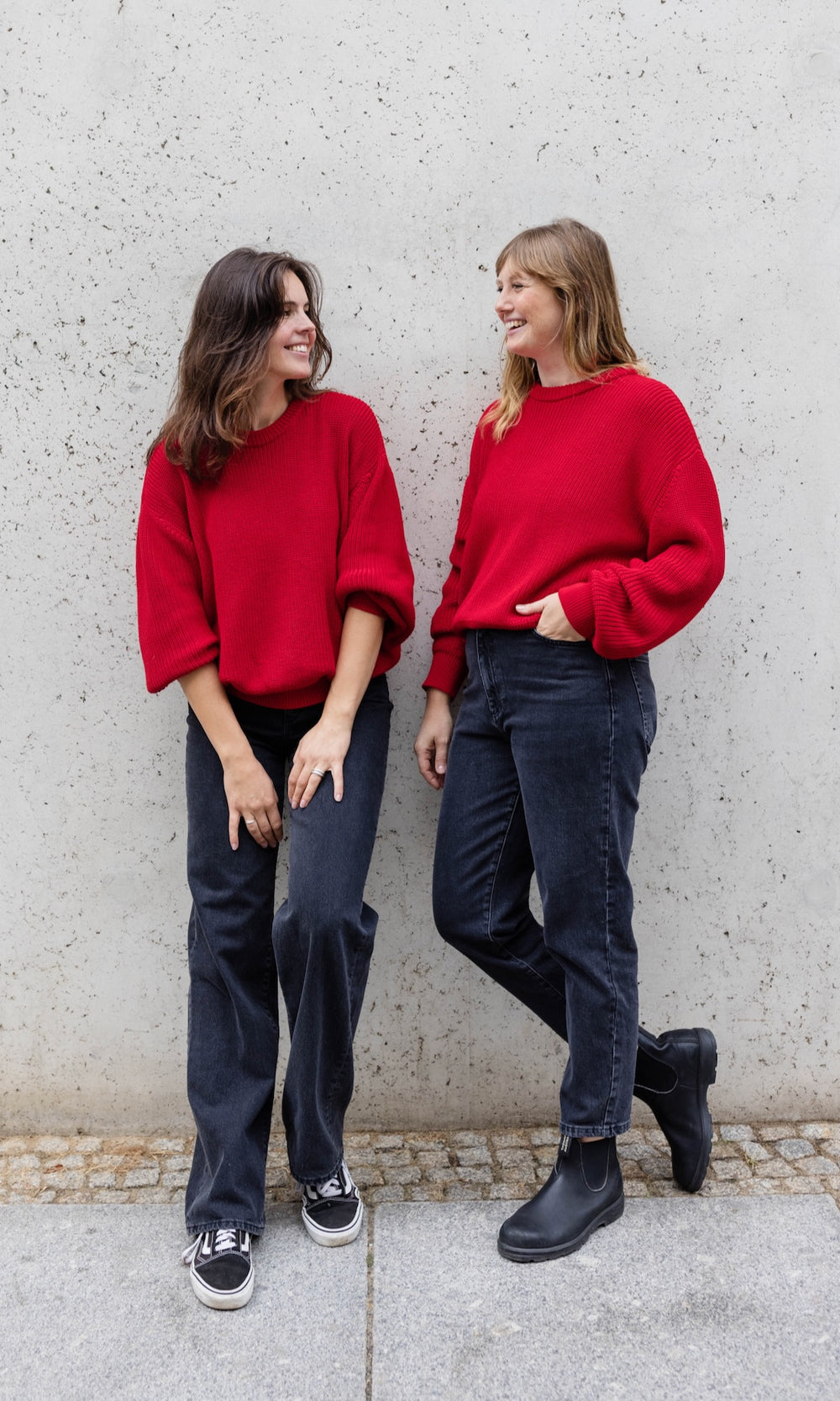 Strickpullover aus Bio Baumwolle - abricot coco