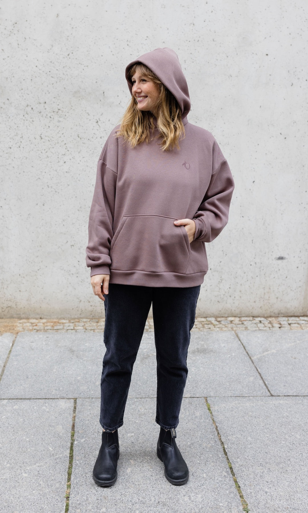Hoody in Mauve