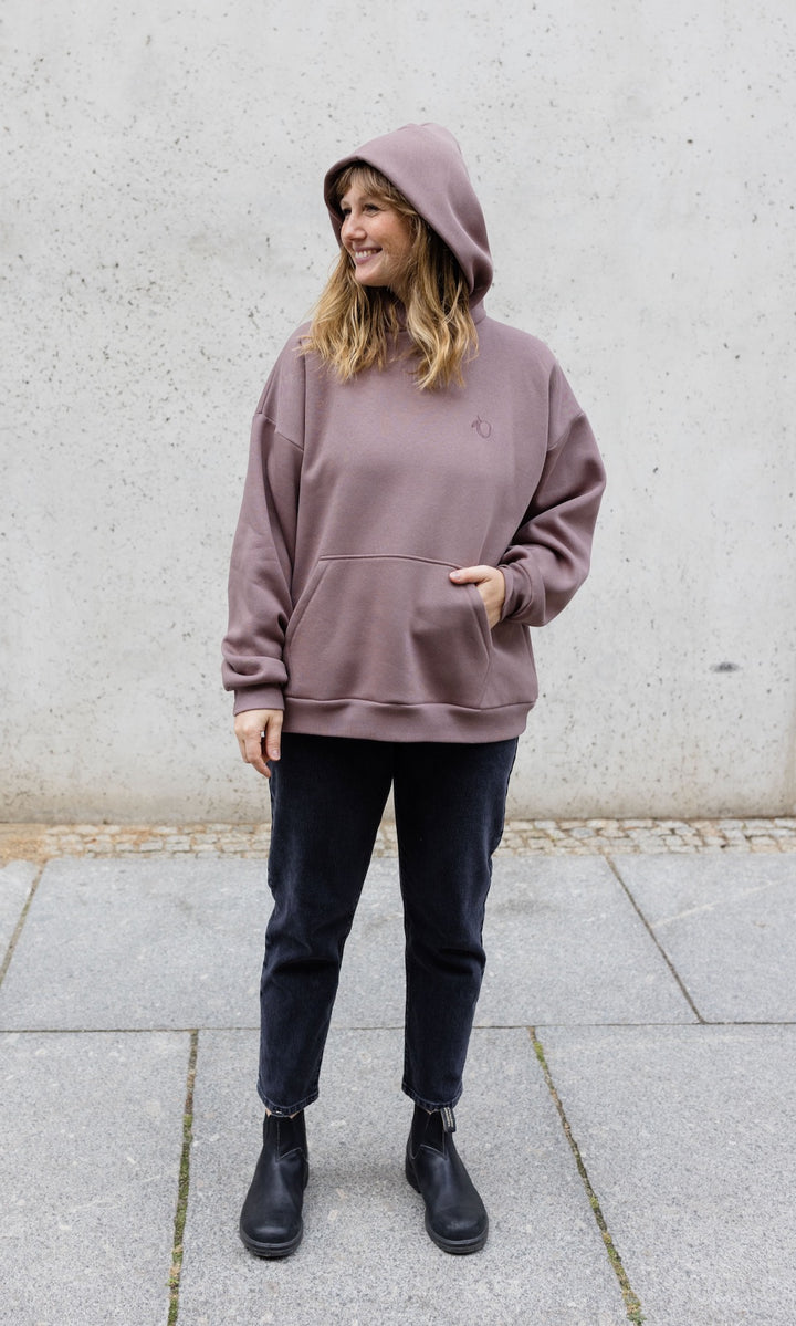 Hoody in Mauve