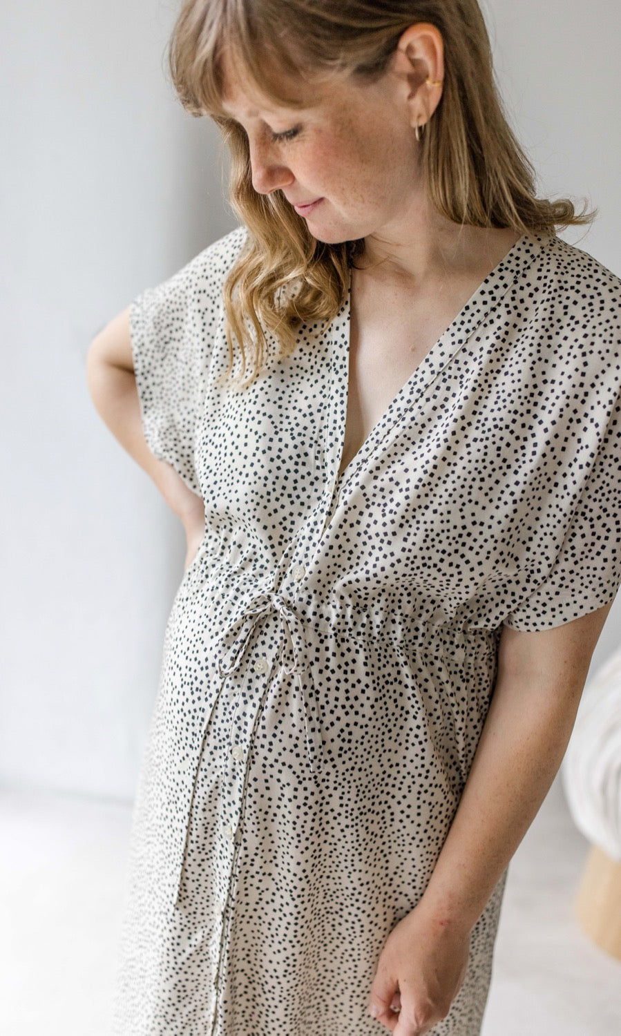 Kleid Luna - abricot coco