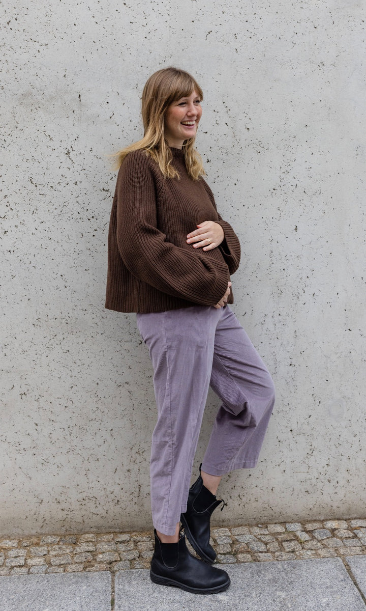 Culotte aus Cord für die Schwangerschaft