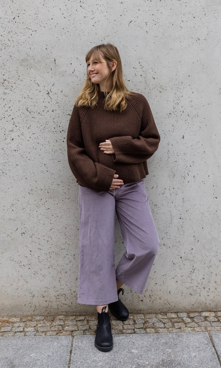 Culotte aus Cord für die Schwangerschaft