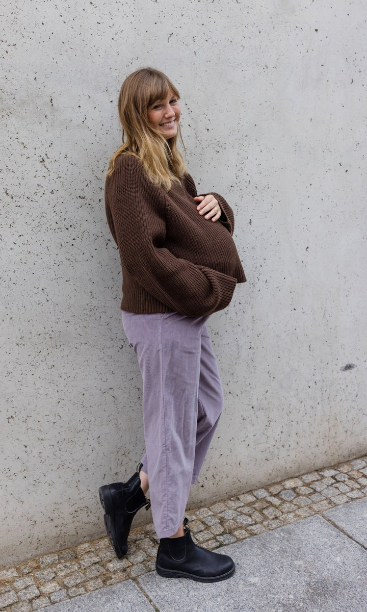 Culotte aus Cord für die Schwangerschaft