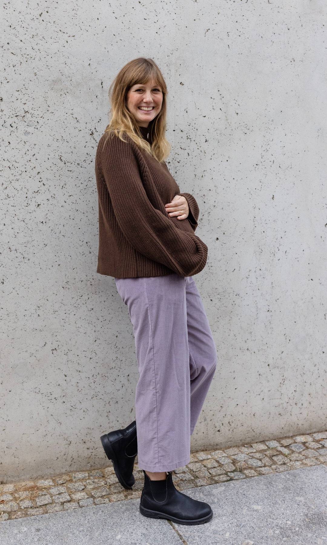 Culotte aus Cord für die Schwangerschaft