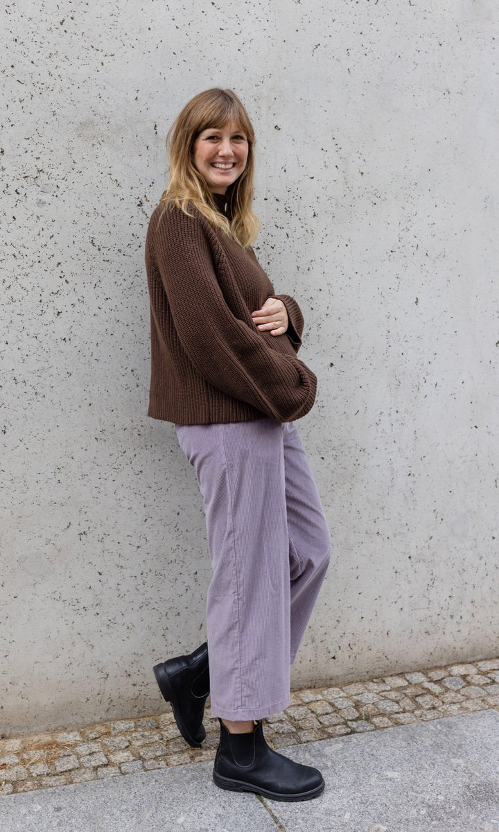 Culotte aus Cord für die Schwangerschaft
