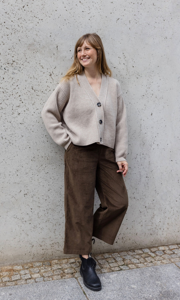 High Waist Culotte aus Cord (nur noch in M & L)