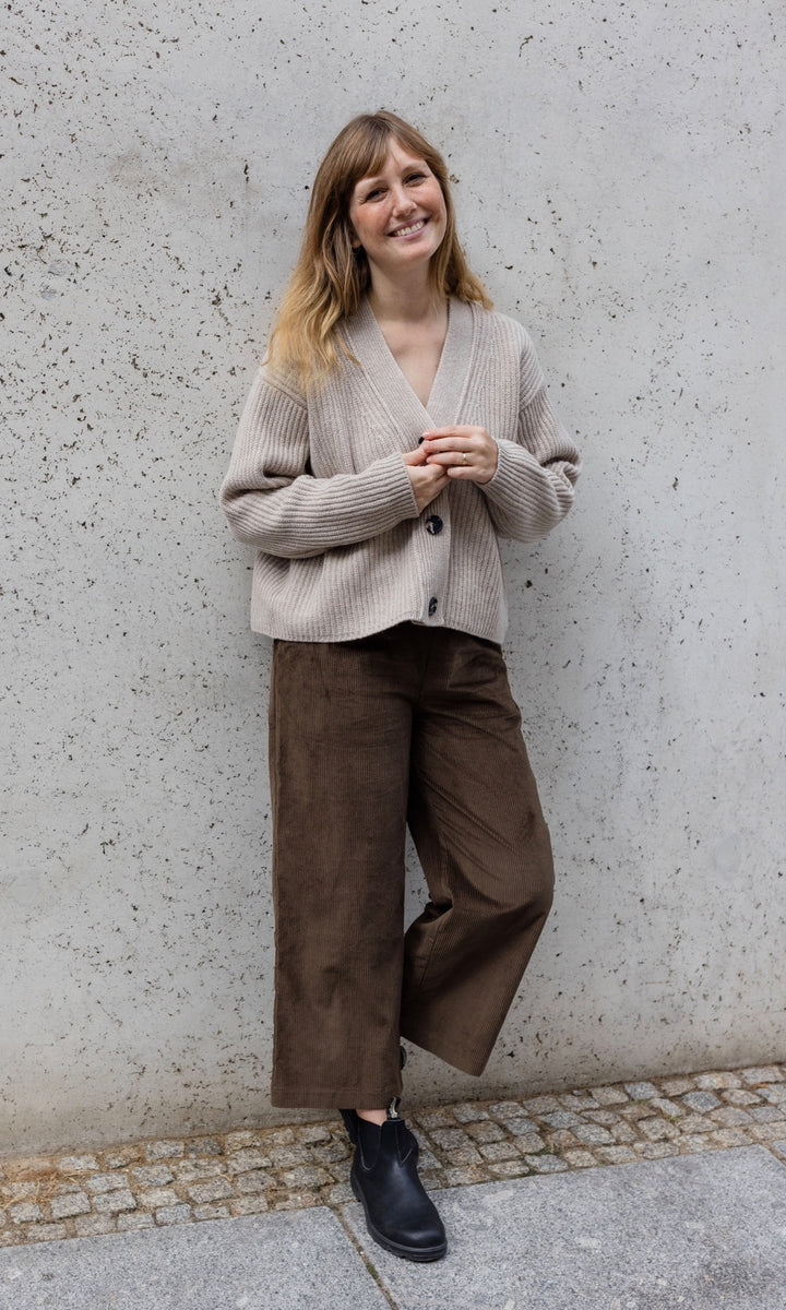 High Waist Culotte aus Cord (nur noch in M & L)