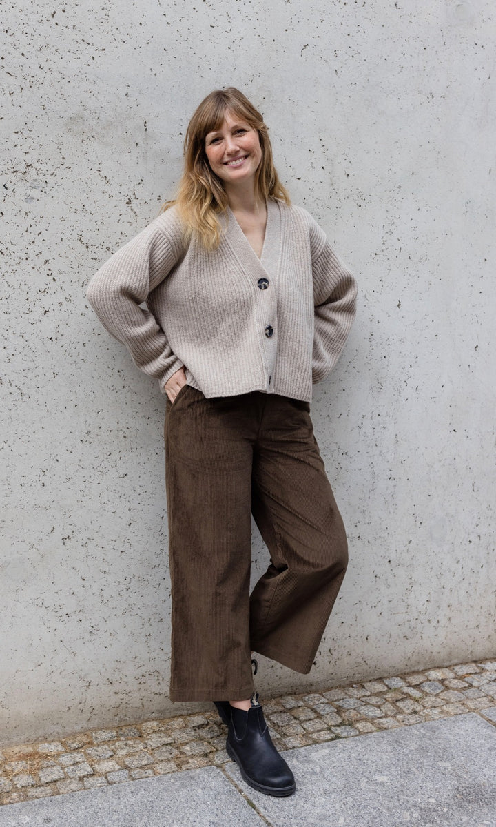High Waist Culotte aus Cord (nur noch in M & L)