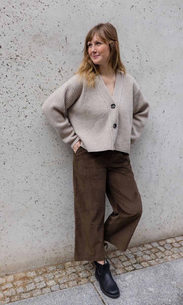 High Waist Culotte aus Cord (nur noch in M & L)