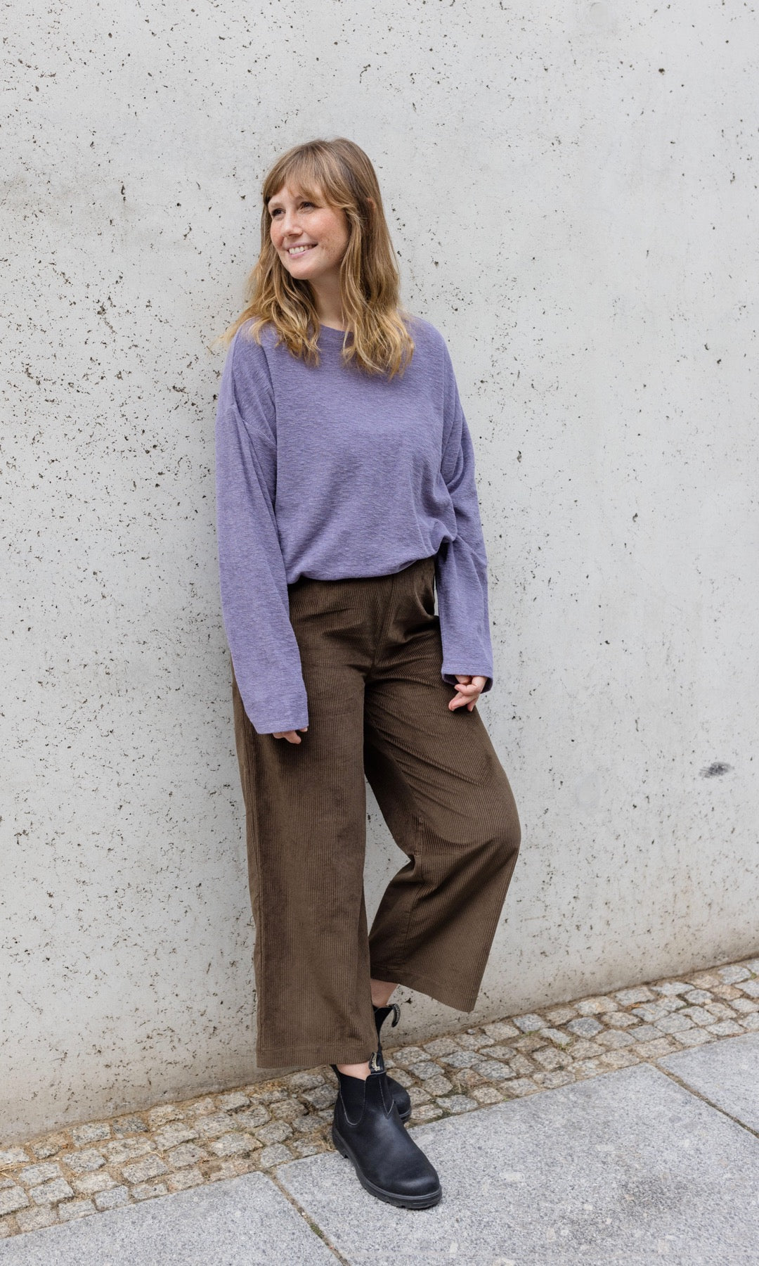 High Waist Culotte aus Cord (nur noch in M & L)