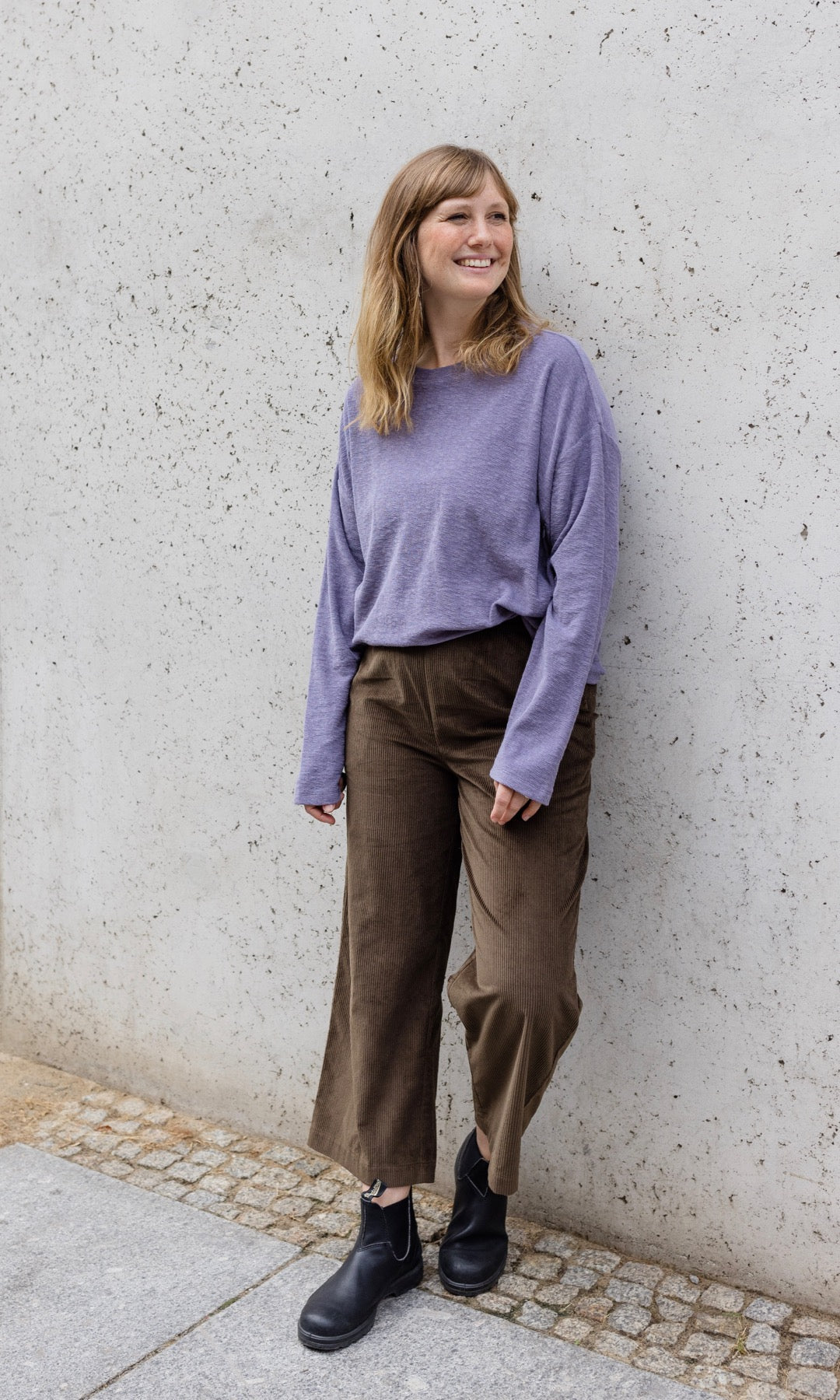 High Waist Culotte aus Cord (nur noch in M & L)
