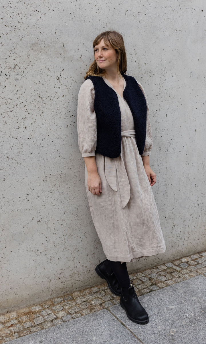 Musselin Wickelkleid