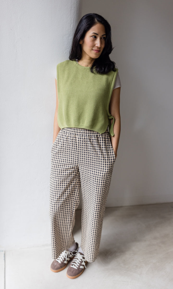 High Waist Karo Culotte Lovis