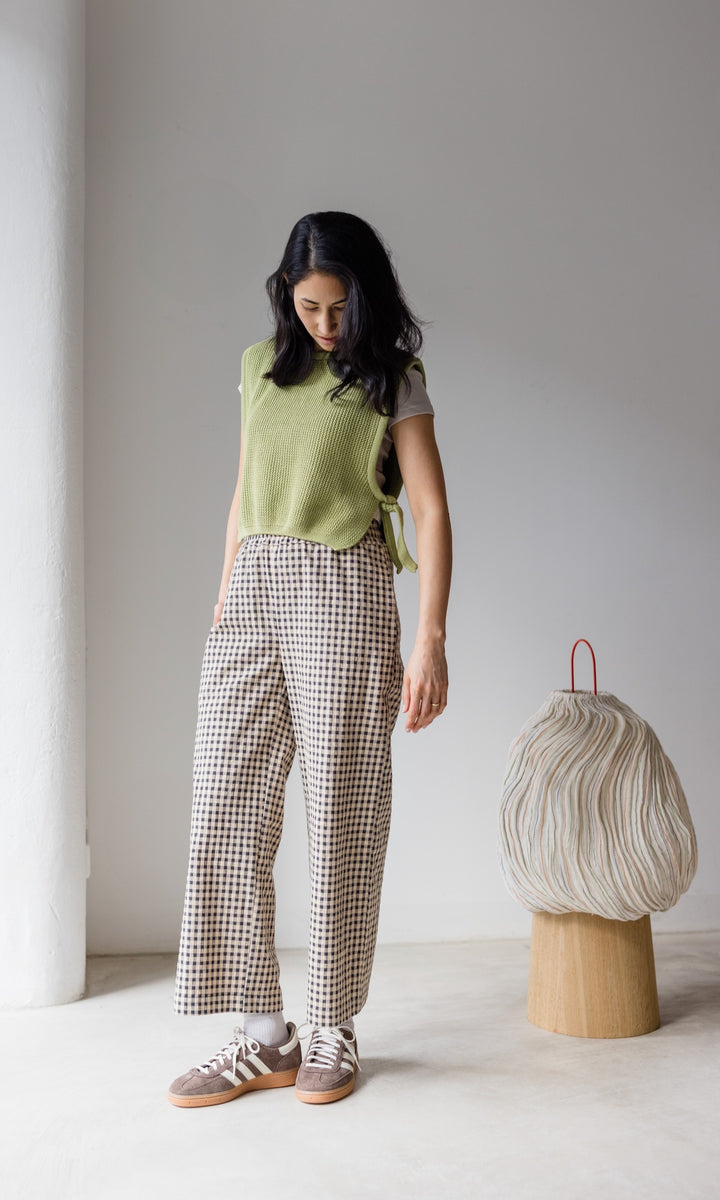 High Waist Karo Culotte Lovis