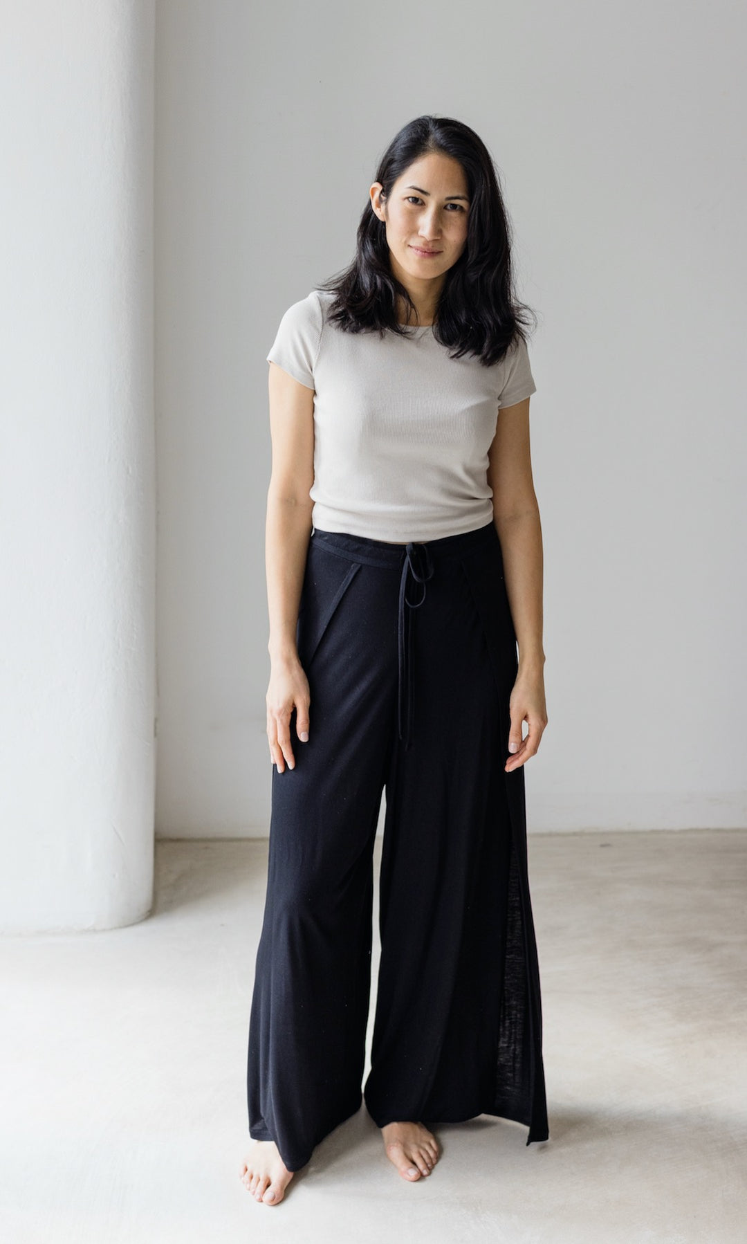 Gewickelte Jersey Culotte zum Binden