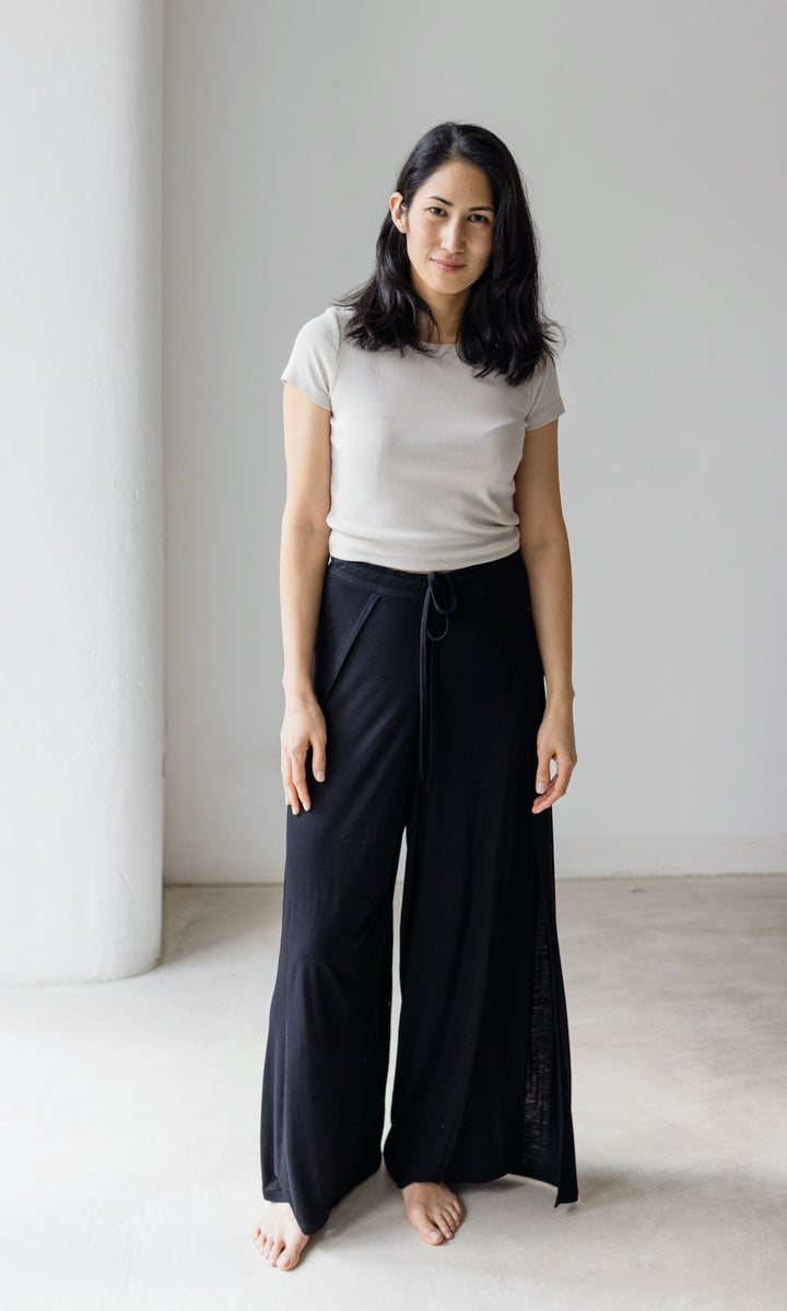 Gewickelte Jersey Culotte zum Binden