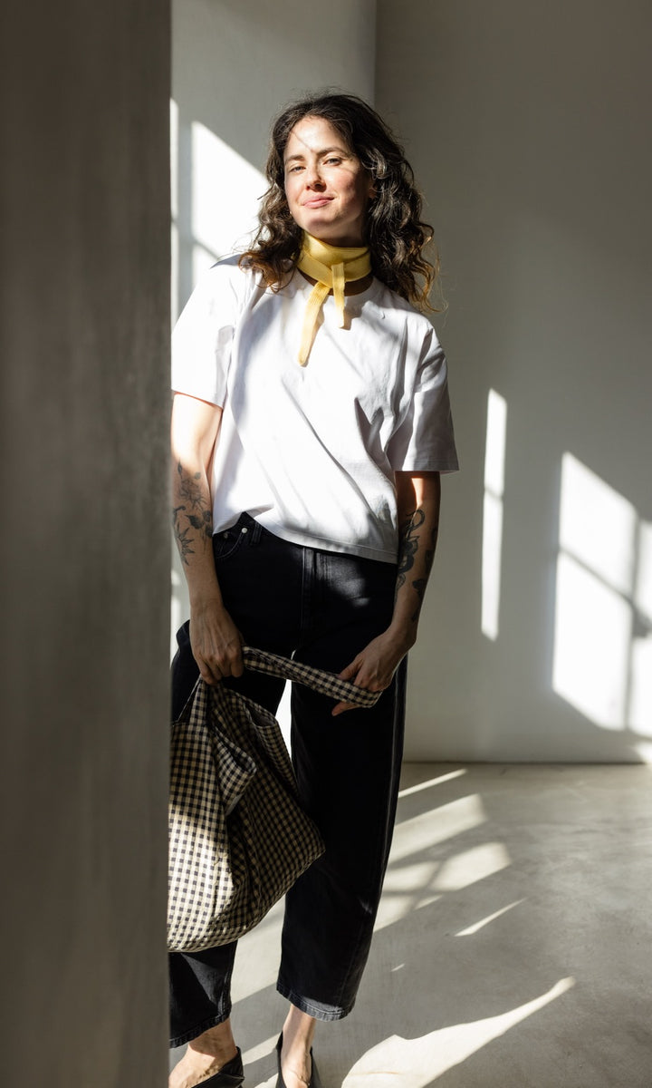 Oversized T-Shirt in Weiß