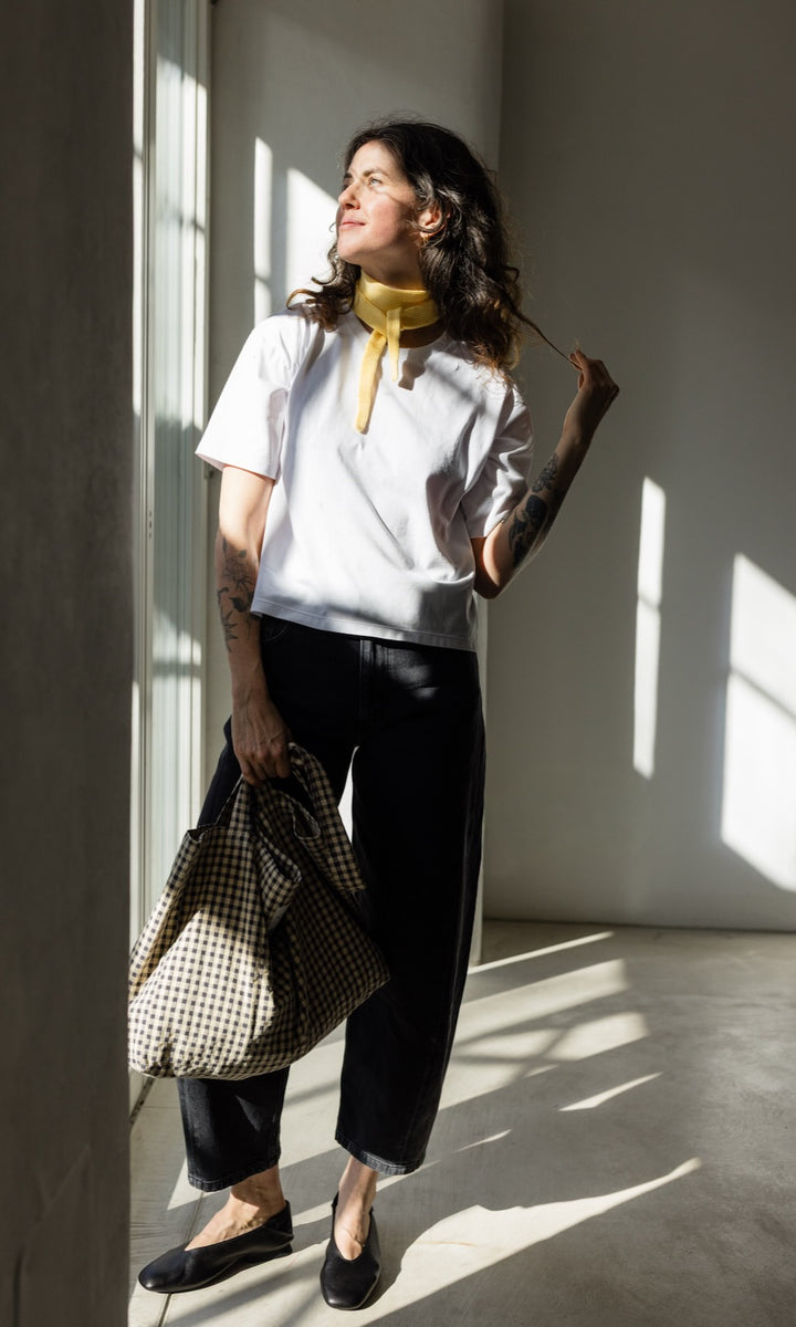 Oversized T-Shirt in Weiß