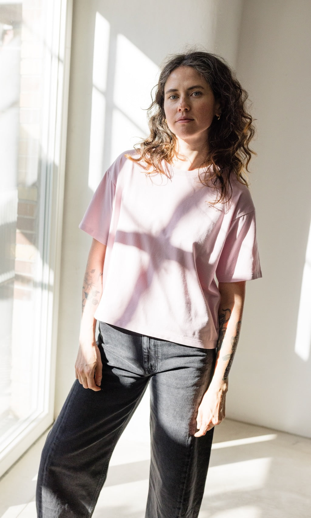 Oversized T-Shirt in Rosé